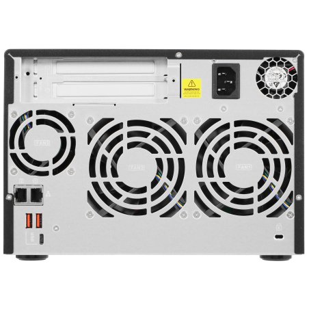 Сетевое хранилище без дисков SMB QNAP TS-673A-8G NAS, 6 trays 3,5"/2,5", 2x2,5 GbE BASE-T, 2 x M.2 NVMe 2280 slots, quad-core AMD Ryzen V1500B 2,2 GHz, 8 Gb SO-DIMM DDR4 (1 x 8 Gb) up to 64Gb (2x32 Gb)