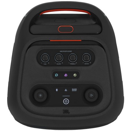 Портативная акустика JBL PartyBox Stage 320 /240 Вт/4жинамика/Bluetooth 5.3/USB/3.5 мм/влагозащита IPX4/подсветка/до 18ч.работы/черный (JBLPBSTAGE320EP)