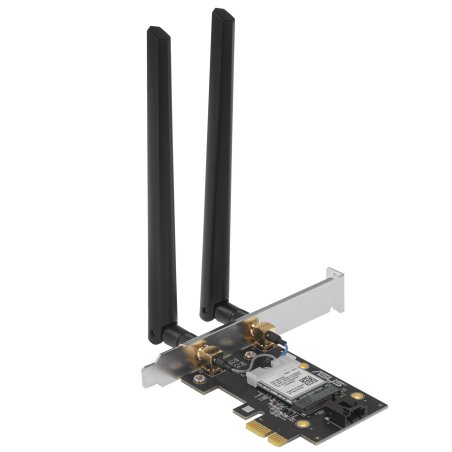 Сетевой адаптер Wi-Fi + Bluetooth Asus PCE-BE92BT BE9400 PCI Express (ант.внеш.несъем.) 2ант.