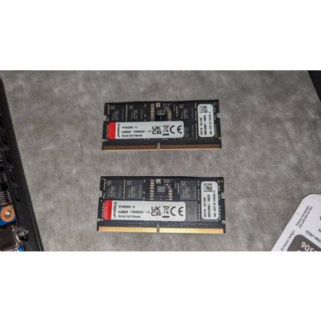 Оперативная память Kingston Fury Impact, DDR5, 16Gb (1x16Gb), 4800MHz, CL38, SO-DIMM