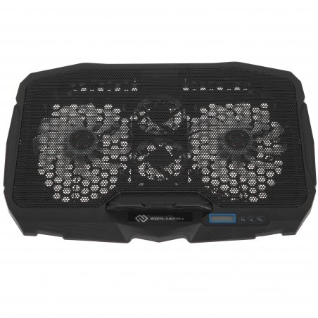 Подставка для ноутбука Digma D-NCP170-4 17"390x280x28мм 2xUSB 4x 70/125ммFAN 750г черный