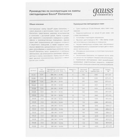 Лампа Elementary Свеча 10W 750lm 6500K Е14 LED