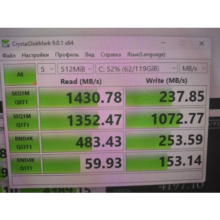 Накопитель SSD M.2 KingSpec NX-1Tb, PCIe 3.0 x4, NVMe, R/W 3400/3100