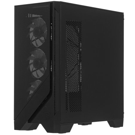 Компьютерный корпус MSI MAG Forge 321R Airflow черный без БП ATX 4x120мм 2xUSB 3.0 1xUSB3.1 audio bott PSU