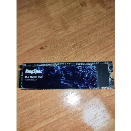 Накопитель SSD KingSpec NE-256, 256Gb, M.2 2280, PCIe 3.0 x4, NVMe, R/W 2000/1300