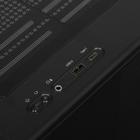 Компьютерный корпус ZALMAN P10, MATX, черный, WINDOW, 2x3.5", 3x2.5", 1xUSB TYPE-C, 1xUSB 3.0, REAR 1x120мм ARGb