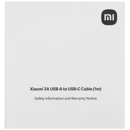 Кабель Xiaomi 3A USB-A to USB-C Cable 1m белый