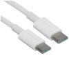 Кабель USB CukTech Type-C to Type-C braided cable 1.5m 3A 60W CTC315P белый