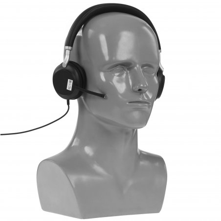 Беспроводные/проводные наушники Yealink BH76 Plus UC Black, накладные, Bluetooth + USB-A, активное шумоподавление, до 40 ч