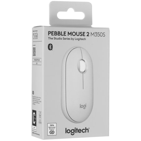 Мышь беспроводная Logitech Pebble 2 M350S графитовый, 4000 dpi, Bluetooth, кнопки - 3