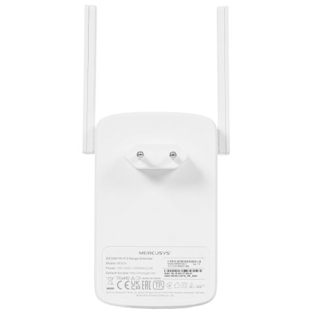 Повторитель беспроводного сигнала Mercusys ME60X AX1500 10/100/1000BASE-TX белый