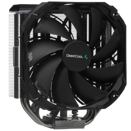 Кулер для процессора DEEPCOOL AS500 черный, 140 мм, алюминий/медь, 1200 об/мин, 26 дБ, 4 pin, 220 Вт, 164 мм