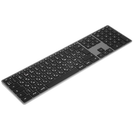 Клавиатура беспроводная Satechi Slim X3 Bluetooth Backlit Keyboard, Bluetooth, Серый космос, ST-BTSX3M-RU