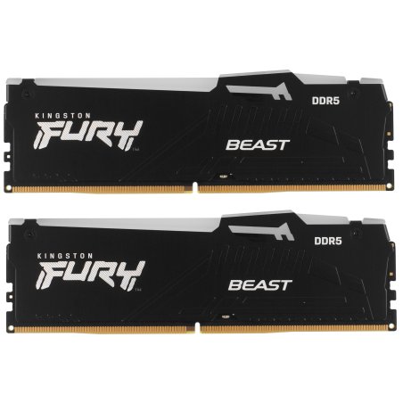 Оперативная память Kingston 16Gb 3200MT/s DDR4 CL16 DIMM (Kit of 2) FURY Beast Black