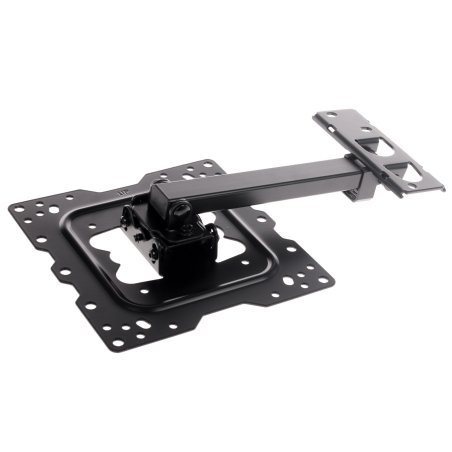 Кронштейн Kromax DIX-17 BLACK (для LED/LCD телевизоров 22"-55", max 30 кг, настенный, 4 ст свободы, наклон ±15°, поворот 180°, от стены 63-300 мм, max VESA 400x400 мм, вращение экрана ±5°, съемная монтажная пластина, кабель-канал, 5 шт/уп.)