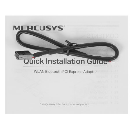 Сетевой адаптер Mercusys MA86XE Трехдиапазонный адаптер PCI Express с поддержкой Bluetooth и Wi-Fi 6E AXE5400