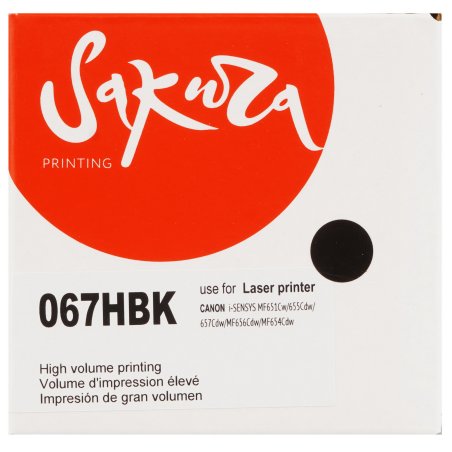 Картридж Sakura 067HBK (5106C0022) для Canon, черный, 3130 к.