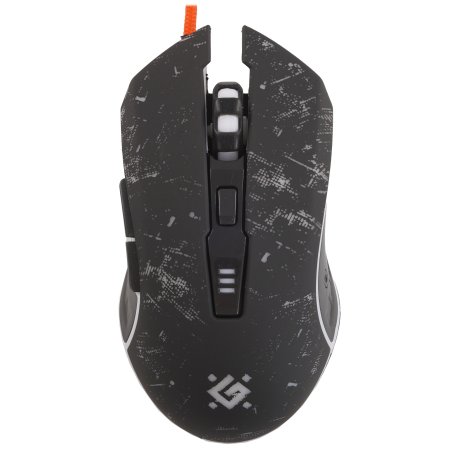 Мышь проводная Defender Draglen GM-907 черный, 7200 dpi, USB, кнопки - 6