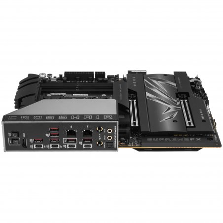 Материнская плата ASUS ROG CROSSHAIR X870E HERO, AM5, AMD X870E, 4xDDR5, 4xSATA, 5xM.2, 1xPCIe 5.0 x16, HDMI, USB Type-C, 2x5Gb LAN, Wi-Fi 7, Bluetooth, 2x3.5 мм, 7.1, ATX