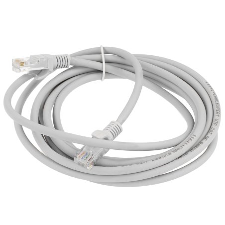 Патч-корд LSZH UTP Cablexpert PP31-3M кат.5e, 3м, литой, многожильный, серый