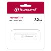Флешка USB Transcend JetFlash 370 (TS32GJF370), 32Gb, USB 2.0, R/W 12/5, белый