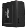 Компьютерный корпус ExeGate EX280389RUS Miditower ExeGate CP-604 Black, ATX, (CP500W, 80мм), 2*USB, Audio