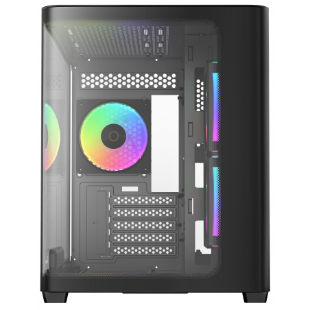 Компьютерный корпус Ocypus Iota C50 BK Curve ARGB Digital mATX без БП (Iota-C50-BKD300CD-GL)