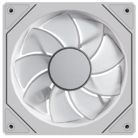 Вентилятор для корпуса Formula Floe 12WH ARPW Reverse ARGb белый, 120 мм, 1500 об/мин, 20.15 дБ, 4 pin