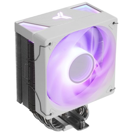 Кулер для процессора JONSBO CR-1400 V2 ARGb (180W, 4-pin PWM, 133мм, Al/Cu, 4x6мм, ARGb, 1x92мм, 38.2CFM, 33.8dBA, 2200RPM, S: 1700/1200/115X, AM4/AM5 белый)