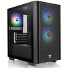 Корпус Thermaltake Versa H16 TG ARGB черный без БП mATX 11x120mm 7x140mm 2xUSB3.0 audio bott PSU