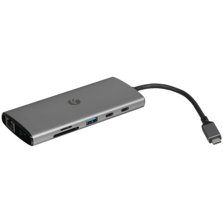 Адаптер TypeC-->PD+HDMI2.1+DP1.2+RJ45(1Gb)+USB3.0+USB3.1+USB-C3.1+SD3.0+TF3.0