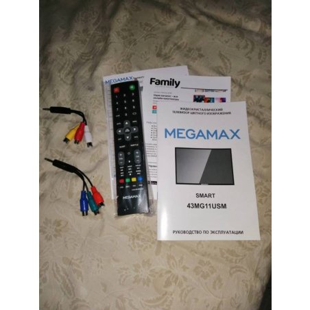 Телевизор MEGAMAX 43" 43MG11USM UHD Smart TV