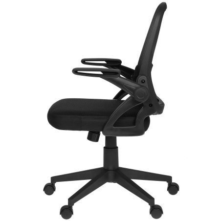 Кресло офисное Defender Office черный, сетка, регулир. подлокот