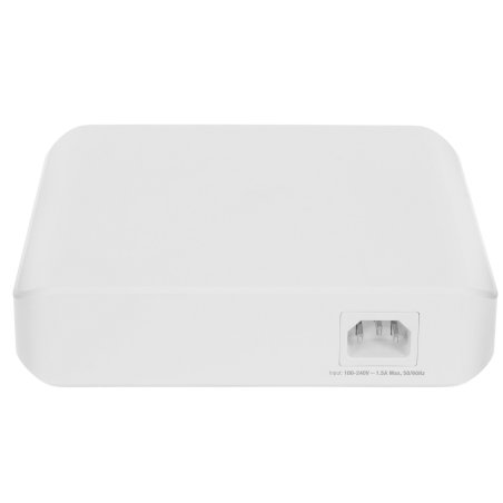 Коммутатор Wall-mountable, 16-port, Layer 2 PoE switch with a fanless cooling system.45W total PoE availability