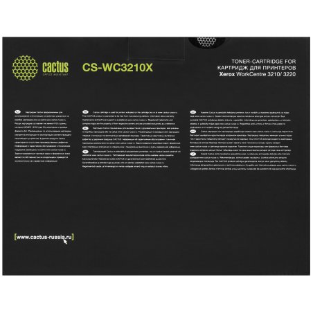 Картридж лазерный Cactus CS-WC3210X (106R01487) черный (4100 стр.) для Xerox WorkCentre 3210/ 3220