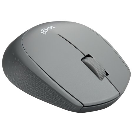 Мышь беспроводная Logitech M280 серый, 1000 dpi, радиоканал, USB, кнопки - 3
