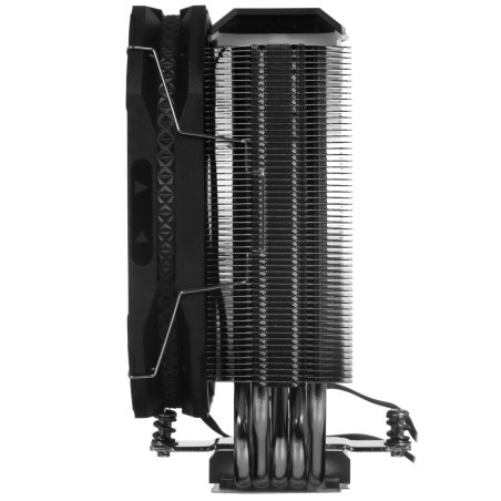 Кулер для процессора DEEPCOOL AS500 черный, 140 мм, алюминий/медь, 1200 об/мин, 26 дБ, 4 pin, 220 Вт, 164 мм