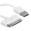 Кабель Gembird CC-USB-AP1MW USB AM/Apple для iPad/iPhone/iPod, 1м белый, блистер