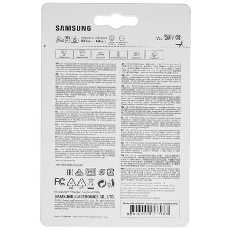 Флеш карта microSDXC 256Gb Samsung PRO ENDURANCE (40/100 Mb/s, adapter) (MB-MJ256KA/APC)