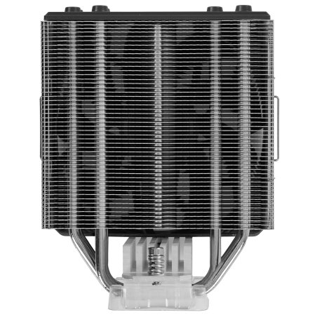 Кулер для процессора JONSBO PISA A4 (250W, 4-pin PWM, 153mm, Al/Cu, 4x6mm, 1x120mm, 81.27CFM, 36.8dBA, 1850RPM, S: 1851/1700/1200/115X/2011, AM4/AM5 Grey)