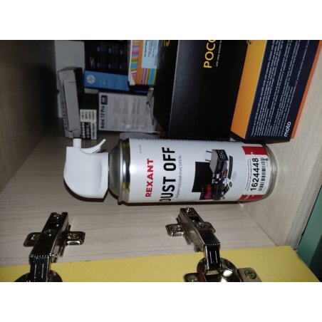 Сжатый воздух (пневматический очиститель) DUST OFF, Rexant, 400 мл, аэрозоль