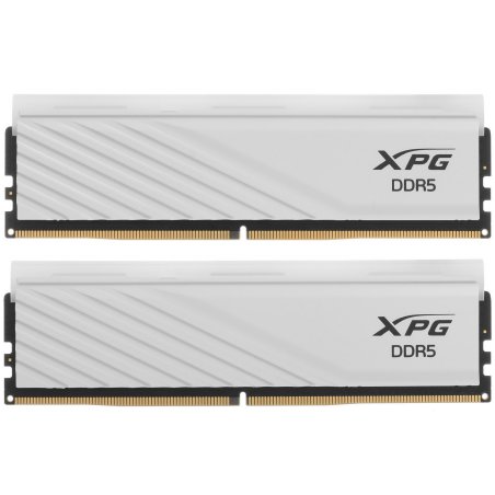 Оперативная память XPG Lancer Blade, DDR5, 32Gb (2x16GB), 6000MHz, CL30, DIMM, с радиаторами, RGB, белый