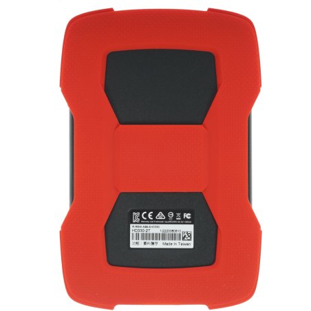 Внешний HDD 2.5" ADATA HD330, 2TB, USB 3.2 Gen 1 Type-A, 5400 rpm, красный