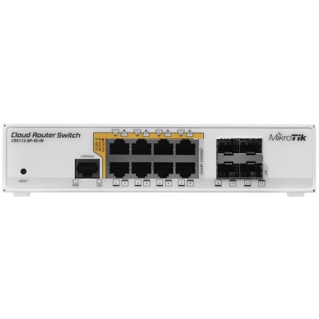 Маршрутизатор 8PORT 1000M 4SFP CRS112-8P-4S-IN MIKROTIK