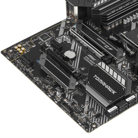 Материнская плата MSI MAG B650 TOMAHAWK WIFI, AM5, AMD B650, 4xDDR5, 6xSATA, 3xM.2, 1xPCI-E 4.0 x16, 1xPCI-E 4.0 x2, 1xHDMI, 1xDisplayPort, 1xUSB Type-C, 1x2.5Gb LAN, 2xUSB-A 2.0, 3xUSB-A 3.2 Gen 1, 3xUSB-A 3.2 Gen 2, 5x3.5 мм, 7.1, Standard-ATX