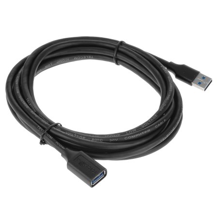 Кабель удлинительный USB3.0 Am-Af 3m Telecom черный (TUS708-3M)