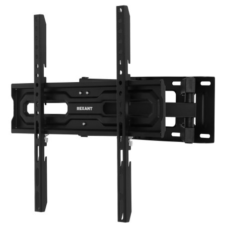 Кронштейн для телевизора Rexant 32"-55" дюймов, наклонно-поворотный, двойное колено серия HOME
