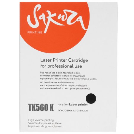 Картридж Sakura TK560K для Kyocera Mita FS-C5300DN/ FS-C5350DN, ECOSYS 6030cdn, черный, 12 000 к.