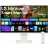Монитор 31.5" LG 32SR85U-W IPS 3840x2160, 60 Гц, 5 мс, 16:9, 400 кд/м2, 2xHDMI, 1хUSB-C, 3хUSB, белый