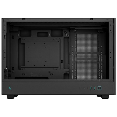 Компьютерный корпус Deepcool CH370 черный без БП mATX 1x120мм 1xUSB 2.0 1xUSB 3.0 audio bott PSU